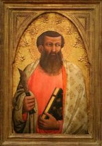 Saint Bartholomew circa 1376 by Antonio da Venezia